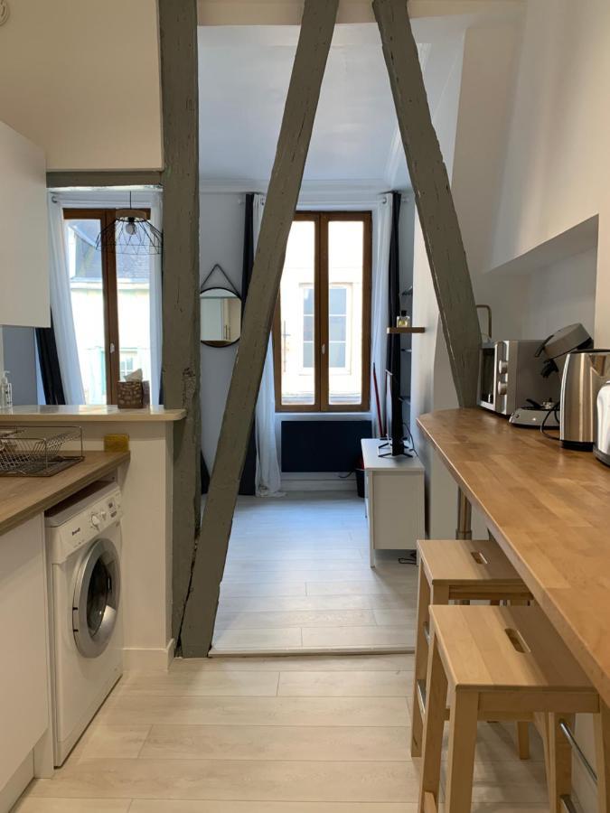 Charmant F2 Centre Ville De Rouen Lejlighed Eksteriør billede